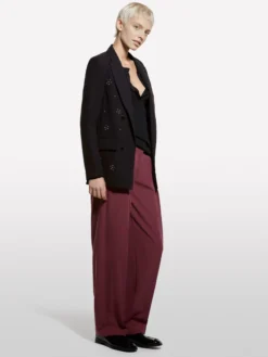 Blazer con applicazione gioiello