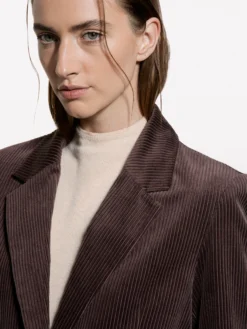 Blazer in velluto a costine