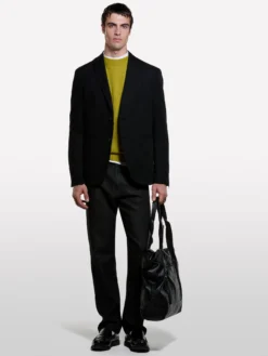 Blazer sartoriale nero slim comfort fit