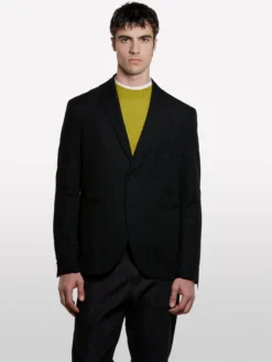 Blazer sartoriale nero slim comfort fit