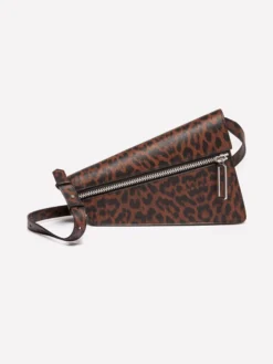 Borsa asimmetrica animalier
