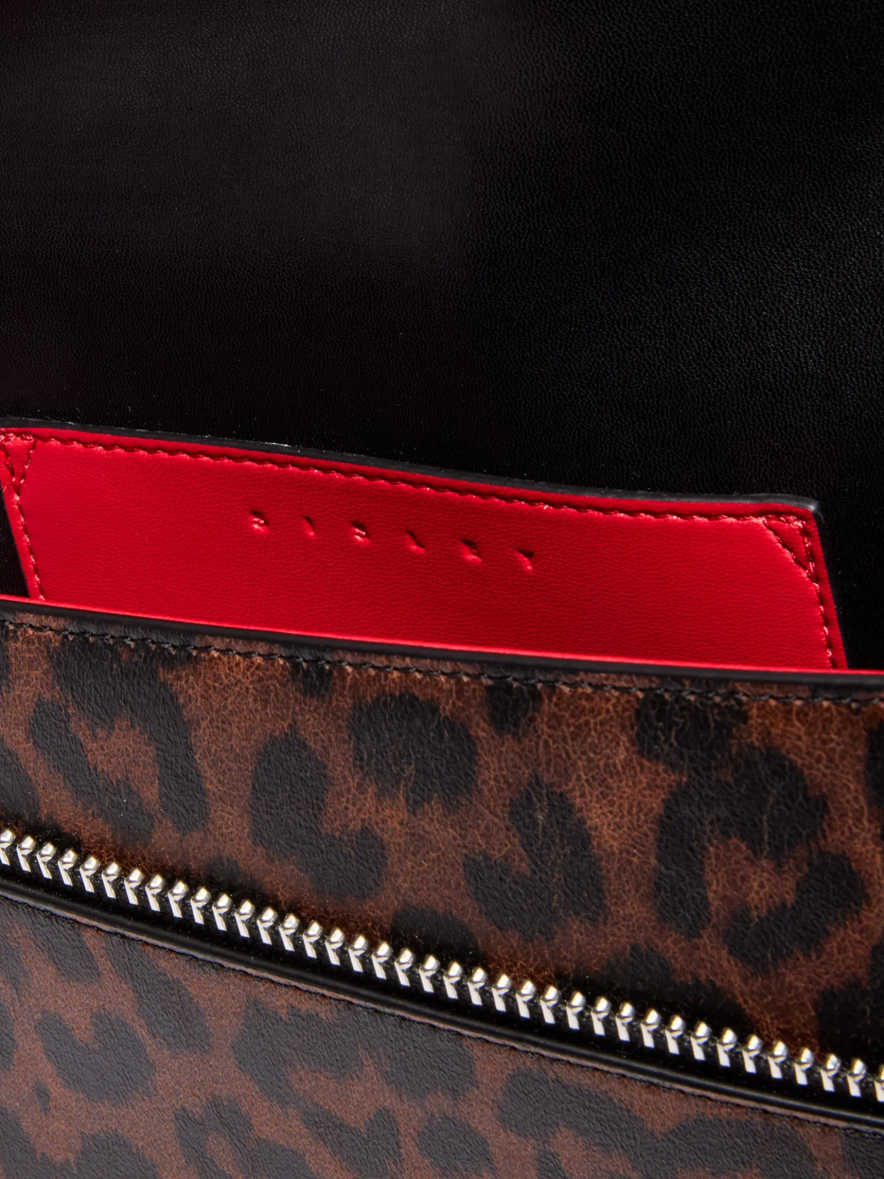 Borsa asimmetrica animalier