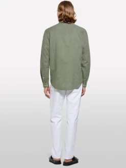 Camicia alla coreana verde