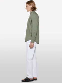 Camicia alla coreana verde