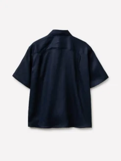 Camicia a manica corta 100% lino