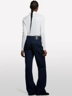Camicia bianco panna con tasche