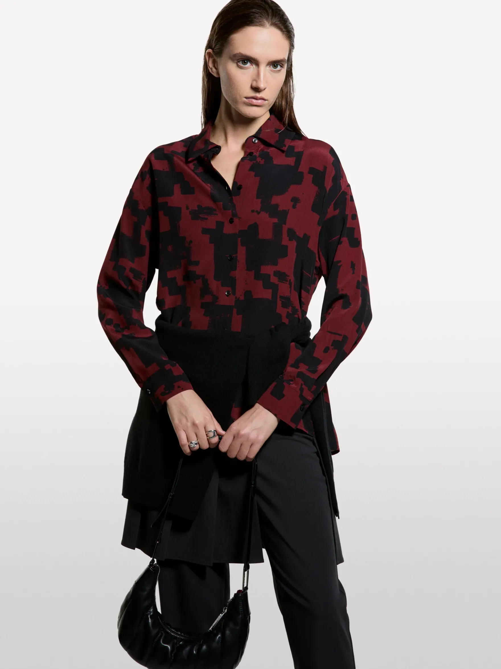 Camicia fantasia stampata