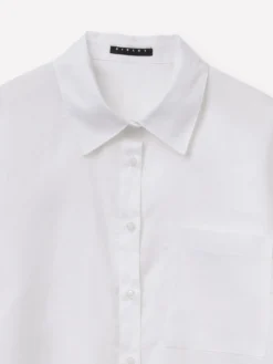 Camicia regular fit in puro lino