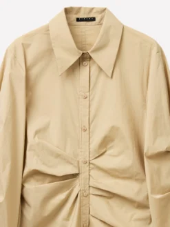 Camicia slim fit con arriccio