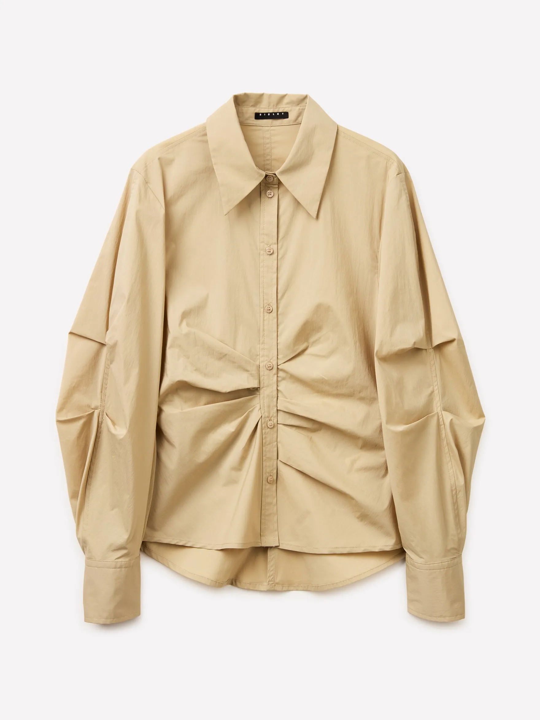 Camicia slim fit con arriccio