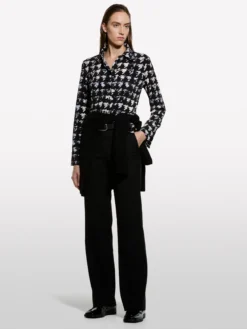 Camicia slim fit stampata