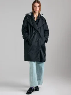 Cappotto imbottito con cappuccio