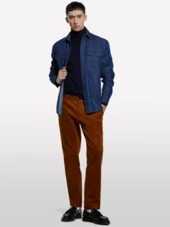 Chino in velluto a costine