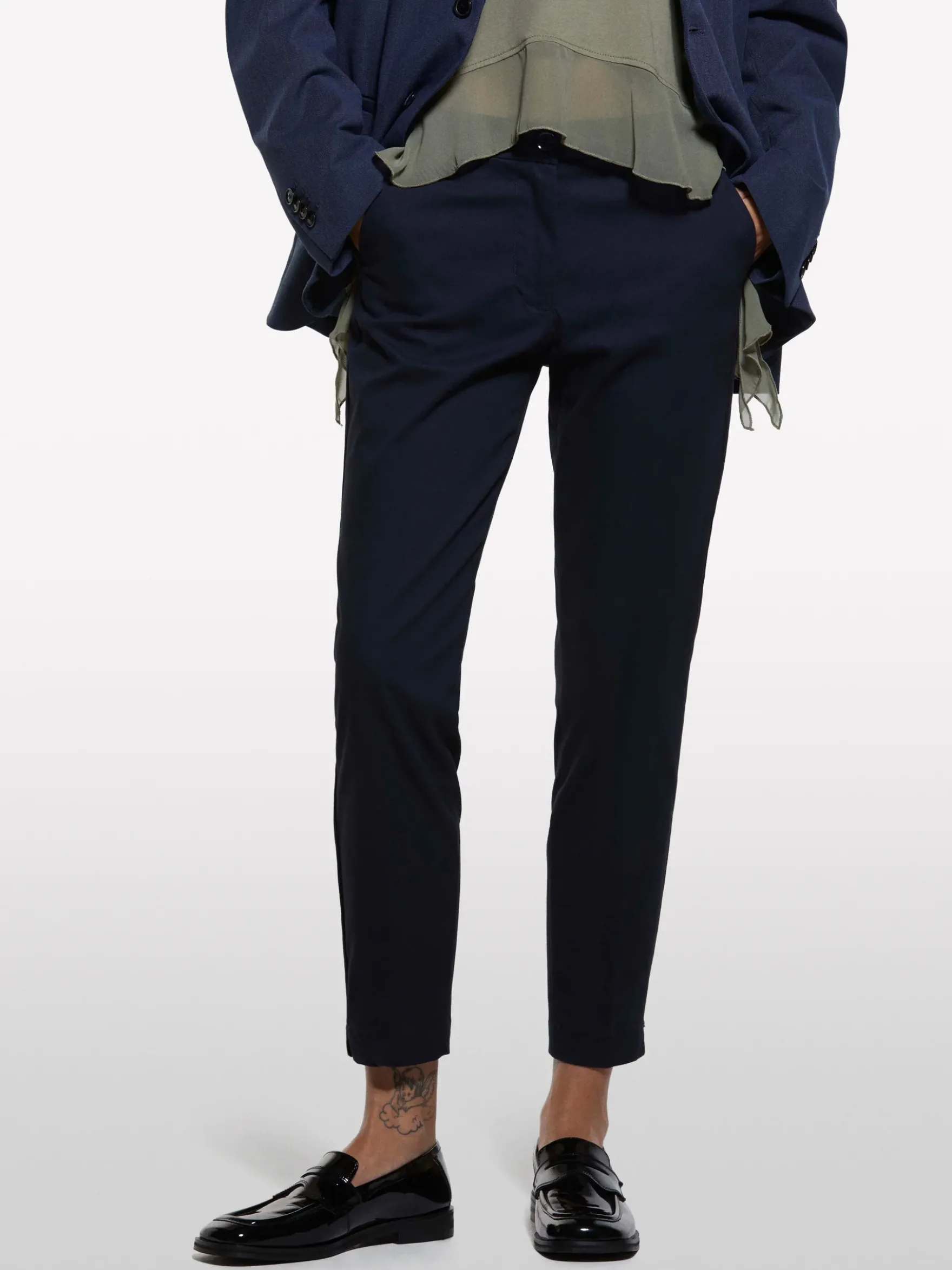 Chino slim fit blu scuro