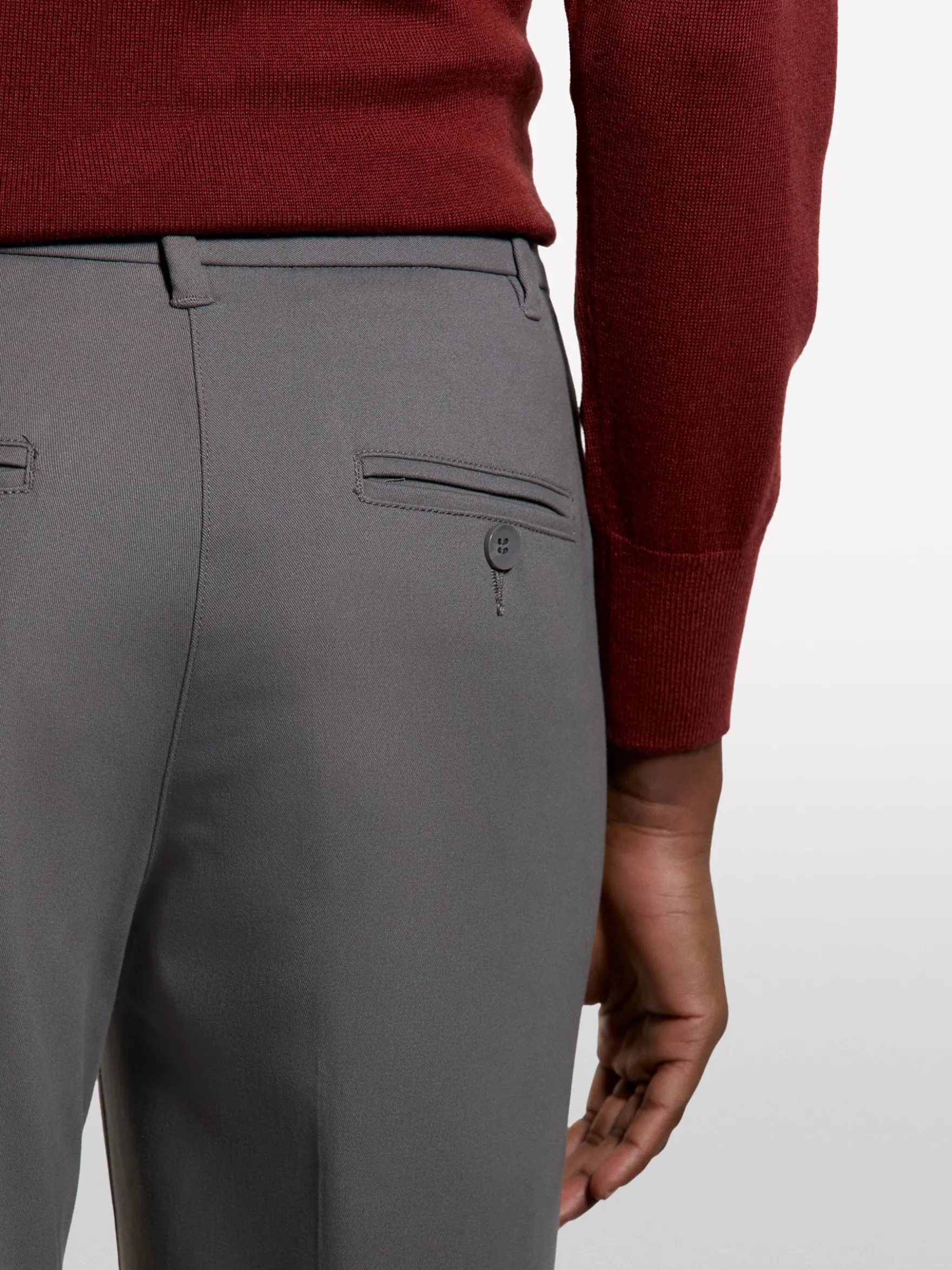 Chino slim fit grigio scuro