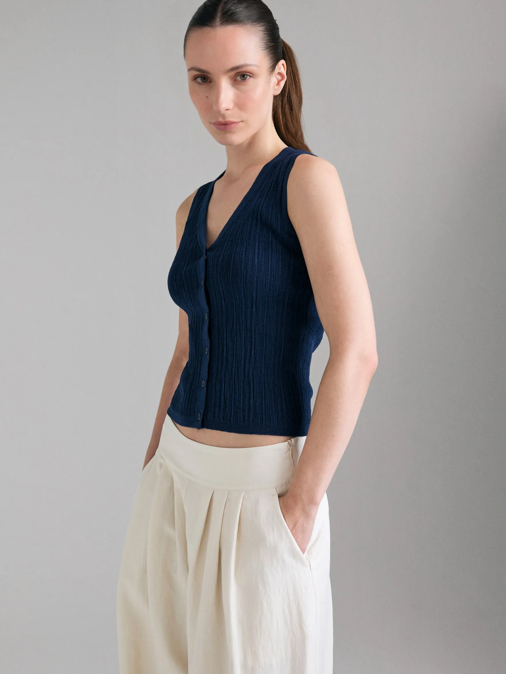Gilet a costine