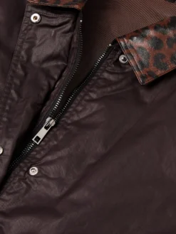Gilet con colletto animalier