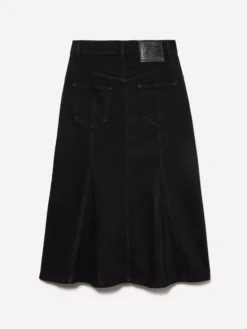 Gonna di jeans svasata nera