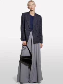 Gonna-pantalone grigia