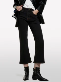 Jeans bootcut neri