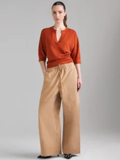 Maglia in misto lino