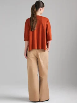 Maglia in misto lino