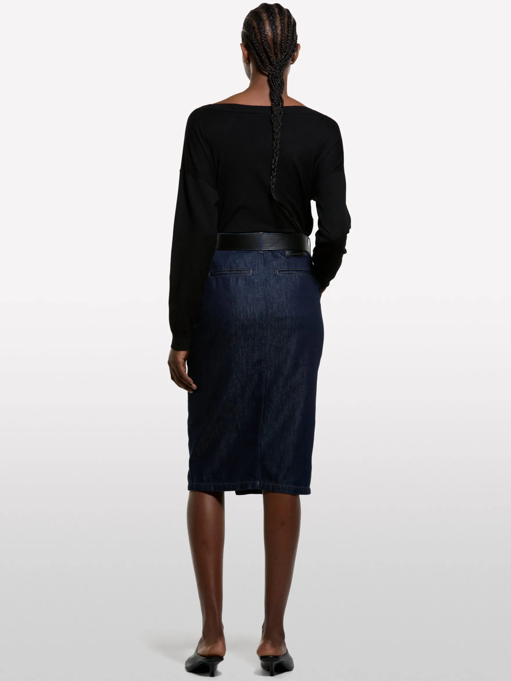 Maglia over fit nera