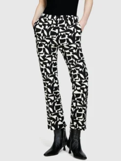 Pantaloni a sigaretta stampati