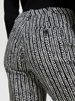 Pantaloni a sigaretta stampati