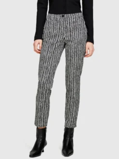 Pantaloni a sigaretta stampati