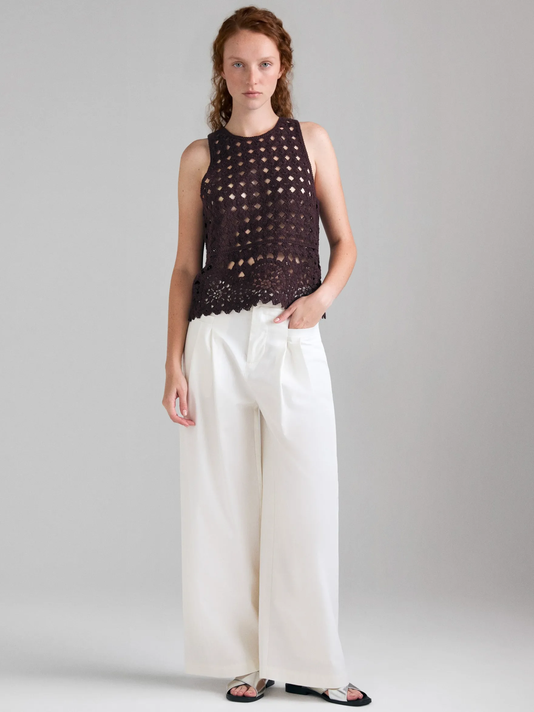 Pantaloni barrel fit