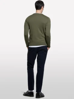 Pantaloni chino blu scuro