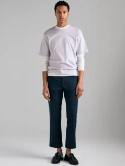 Pantaloni chino tinta unita