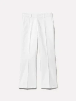 Pantaloni flare fit bianchi
