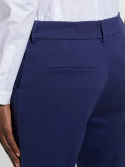 Pantaloni flare fit blu
