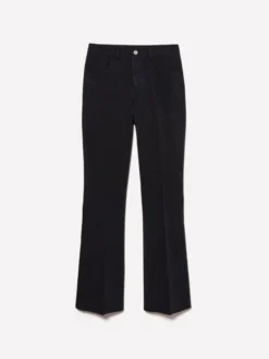 Pantaloni flare fit neri