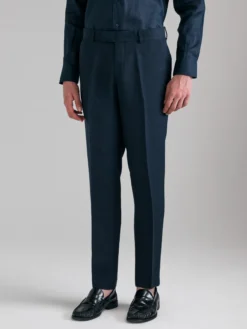 Pantaloni formali in misto lino
