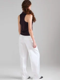 Pantaloni in puro lino