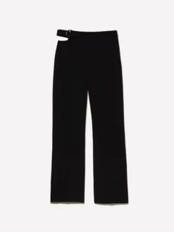 Pantaloni neri con catena