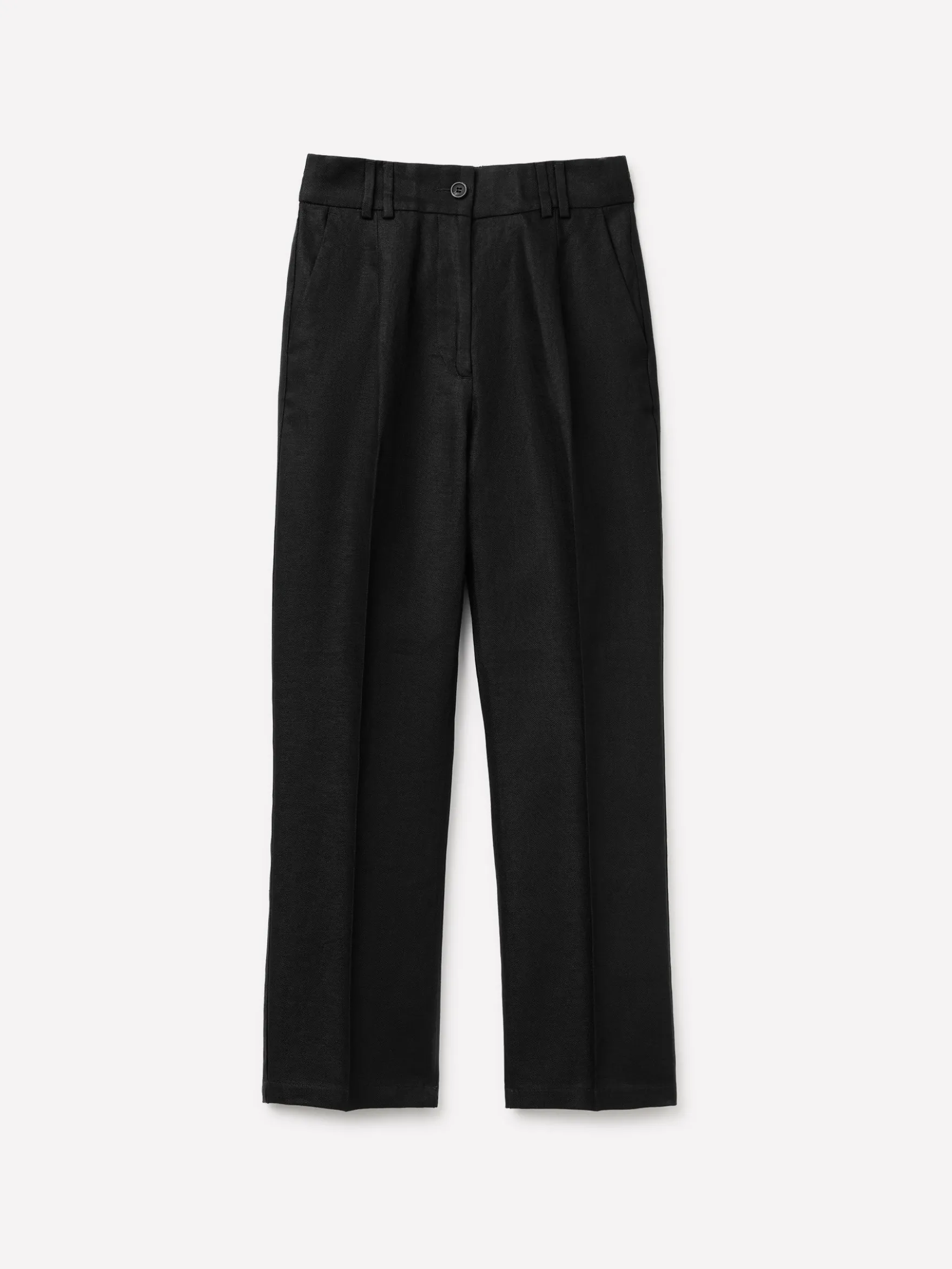 Pantaloni regular fit 100% lino