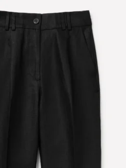 Pantaloni regular fit 100% lino
