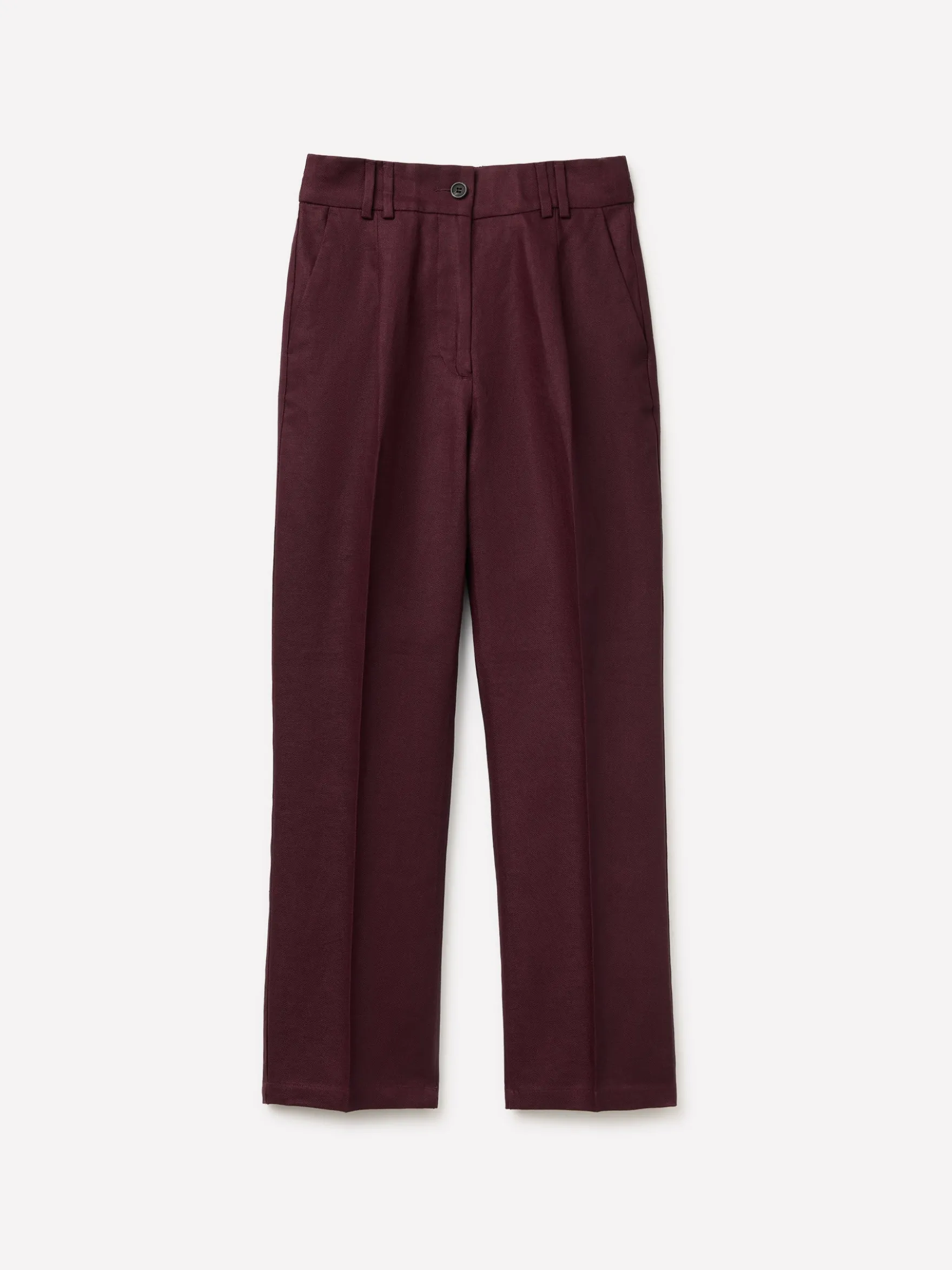 Pantaloni regular fit 100% lino
