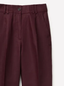 Pantaloni regular fit 100% lino