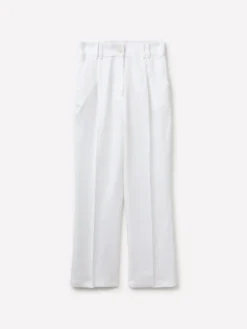 Pantaloni regular fit 100% lino