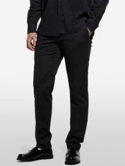 Pantaloni slim comfort fit grigio scuro