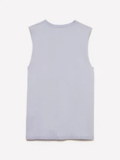 Top in maglia a costine