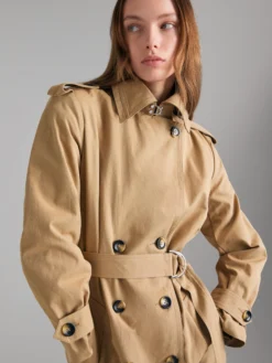 Trench midi doppiopetto