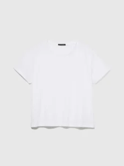 T-shirt tinta unita boxy fit