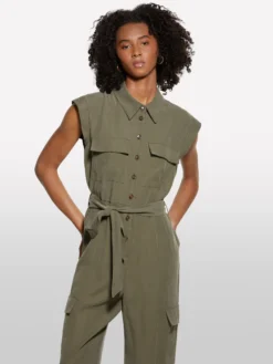Tuta cargo verde militare