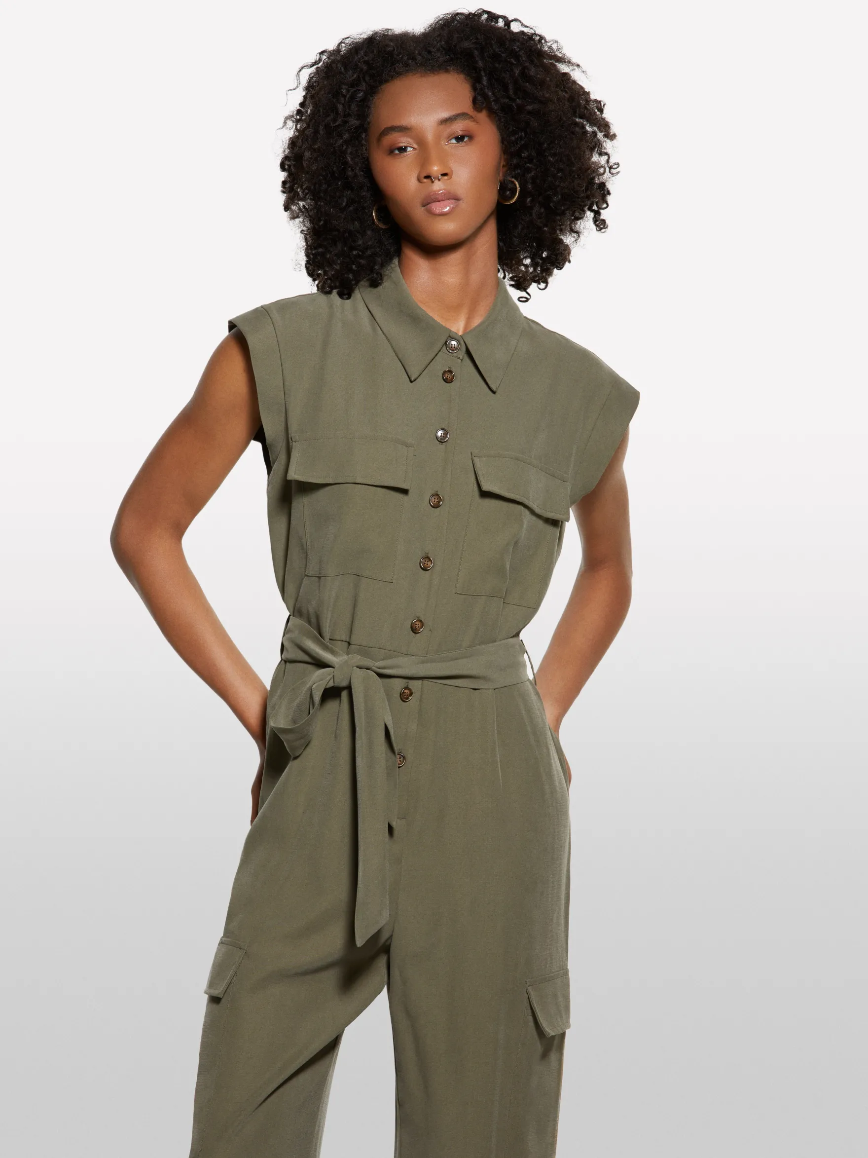 Tuta cargo verde militare